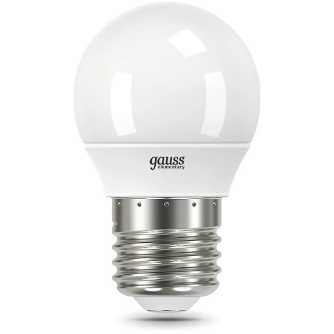 Светодиодная лампочка Gauss Elementary Шар 3000K (12 Вт, E27)