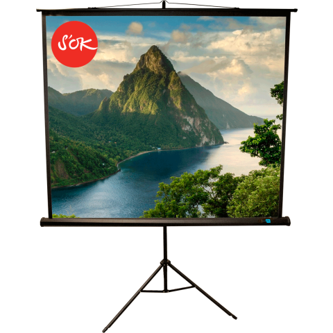 Экран Sakura Cinema S'OK SCPST-180x180BLCK