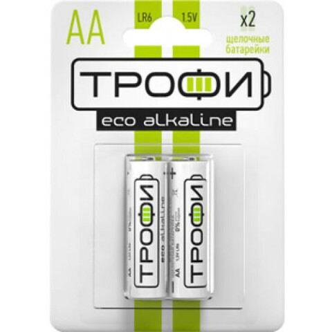Батарейка Трофи Eco (AA, 2 шт)