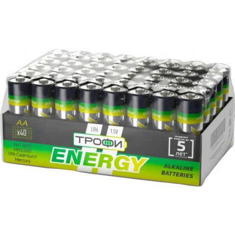 Батарейка Трофи Eco (AA, 40 шт)