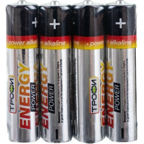 Батарейка Трофи LR03-4S (AAA, 4 шт)