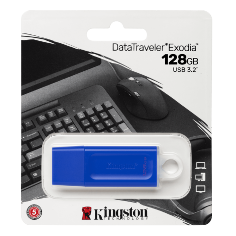 USB Flash накопитель 128Gb Kingston DataTraveler Exodia (KC-U2G128-7GB)