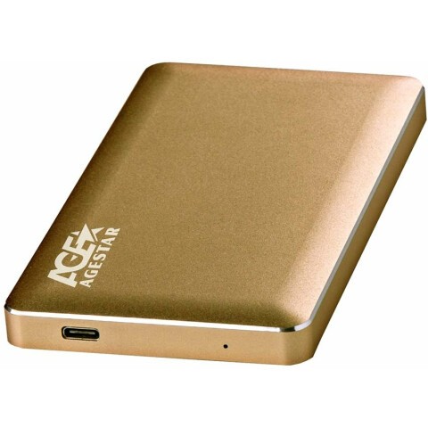 Внешний корпус для HDD AgeStar 31UB2A16C Gold