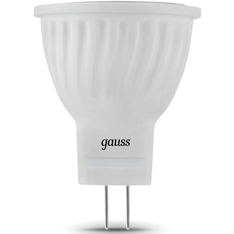Светодиодная лампочка Gauss MR11 6500K (3 Вт, GU4) 10 шт.
