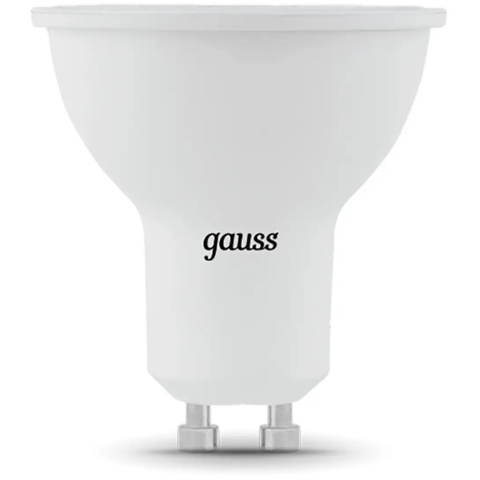Светодиодная лампочка Gauss MR16 3000K (5 Вт, GU10) 10 шт.