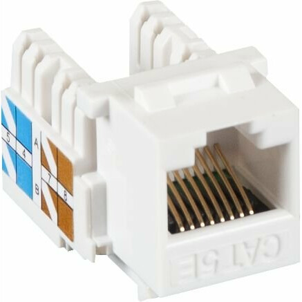 Вставка RJ-45 NETLAN EC-UKJ-UD2-WT