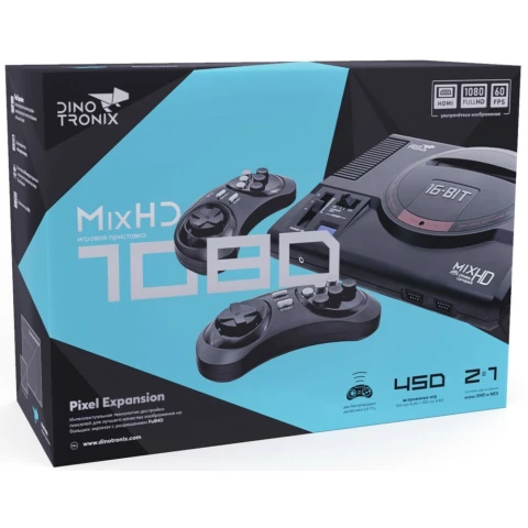 Игровая консоль Dinotronix MixHD 1080 (450 встроенных игр)