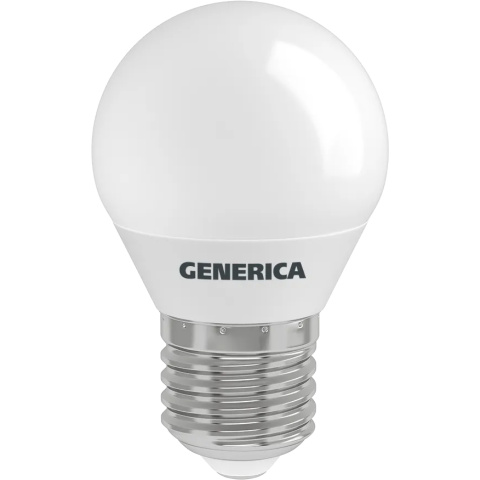 Светодиодная лампочка GENERICA LL-G45-08-230-30-E27-G (8 Вт, E27)