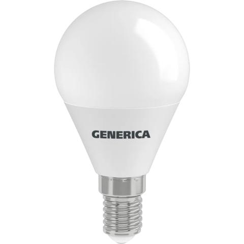 Светодиодная лампочка GENERICA LL-G45-12-230-40-E14-G (12 Вт, E14)