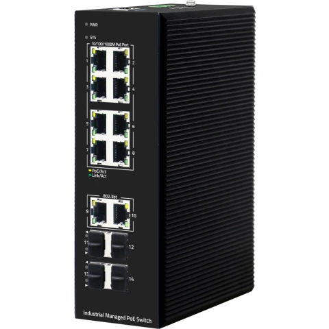 Коммутатор (свитч) GIGALINK GL-SW-G206-8PSG(BT)