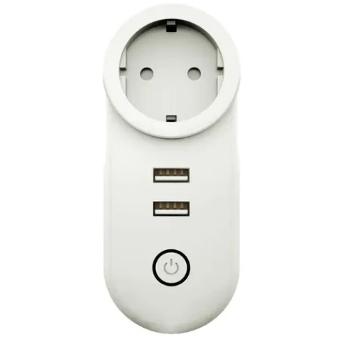 Умная розетка MOES ZP-LZ-EU2U