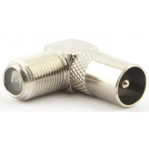 Переходник антенный F - TV, Cablexpert APL-FTVM-02