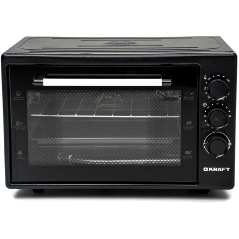 Мини-печь KRAFT KF-MO 3800 BL