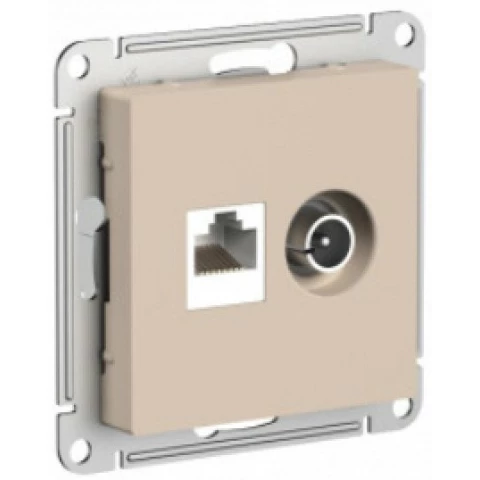 Розетка RJ-45/ТВ Systeme Electric ATN001289