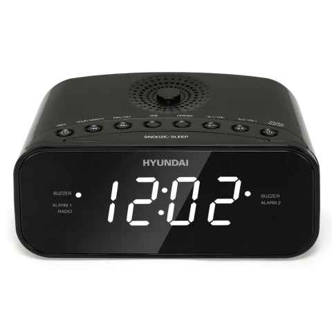 Радиобудильник Hyundai H-RCL221 Black/White