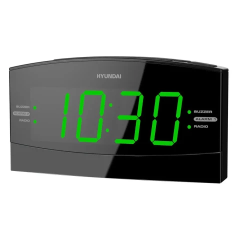 Радиобудильник Hyundai H-RCL238 Black/Green