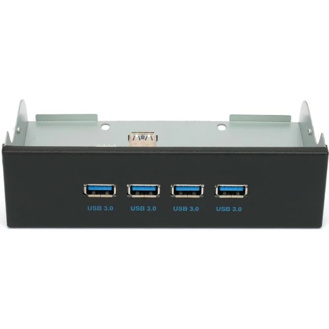 Планка в корпус Gembird FP5.25-USB3-4A