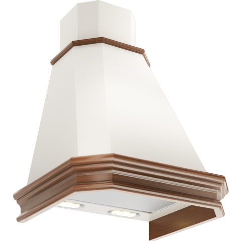 Вытяжка Elikor Пергола 60П-650-П3Л Beige/Oak Brown