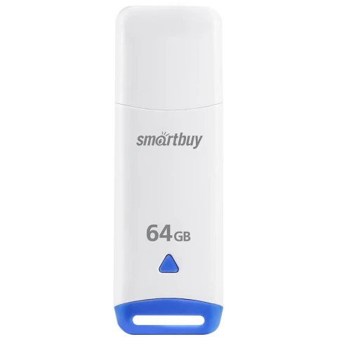 USB Flash накопитель 64Gb SmartBuy Easy White (SB064GBEW)