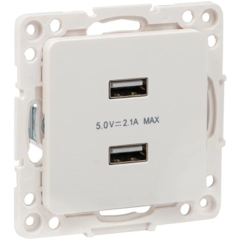 Розетка USB EKF Стокгольм EYR16-028-10-2USB