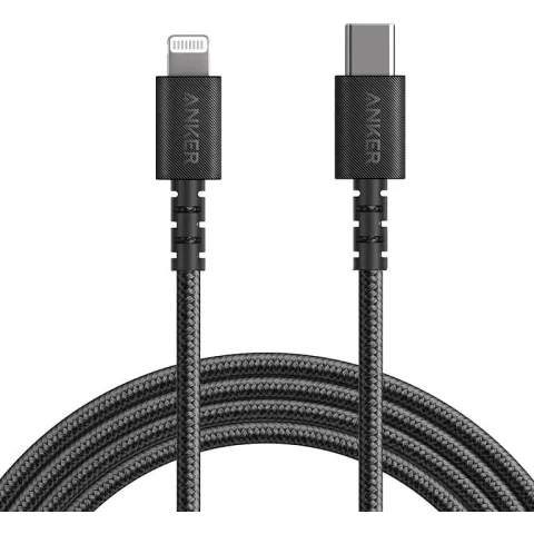 Кабель USB Type-C - Lightning, 0.9м, Anker A8617H11