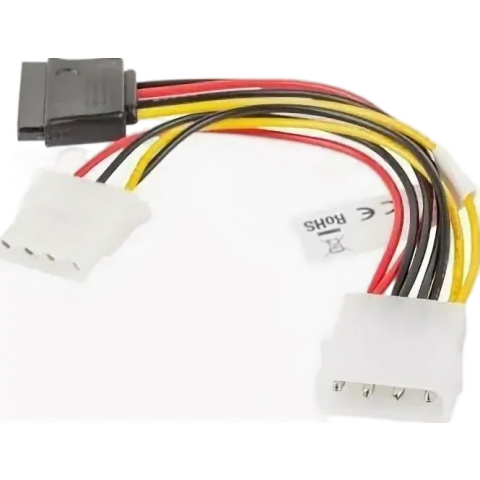 Переходник SATA - 2x Molex, 0.15м, PREMIER 6-096-SATA-PSY2
