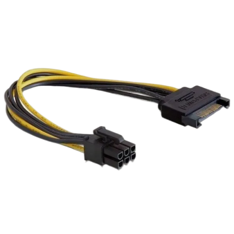 Переходник SATA (M) - PCI-E 6pin, PREMIER 6-096-PSU-SATA