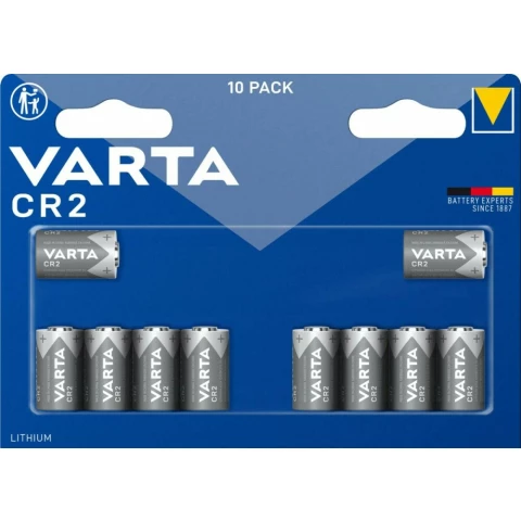 Батарейка Varta (CR2, 10 шт)