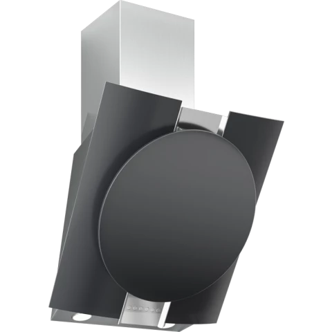 Вытяжка Elikor Графит 80Н-700-Э4Д Stainless Steel/Black Glass