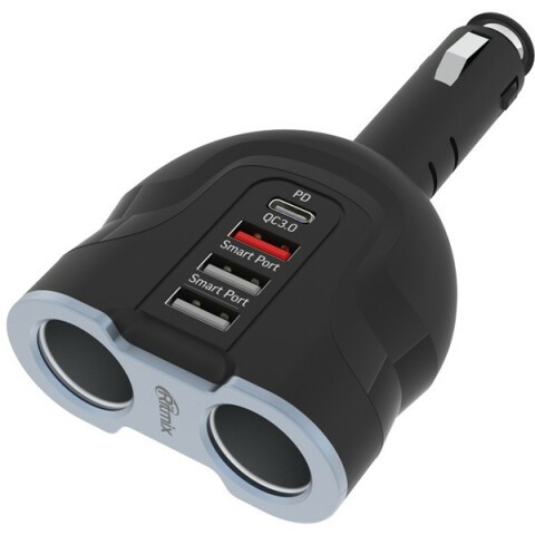 Автомобильное зарядное устройство Ritmix RM-24XQPD