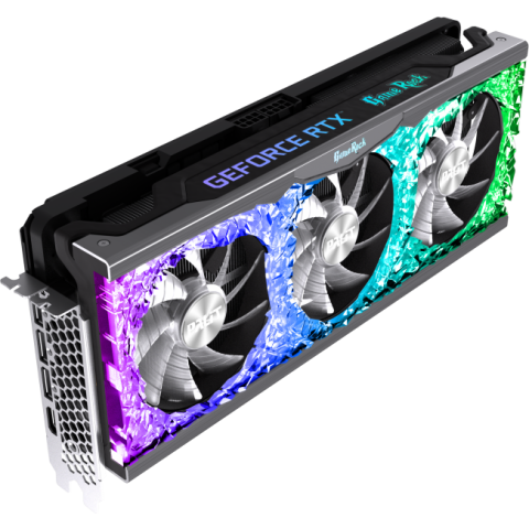 Видеокарта NVIDIA GeForce RTX 3070 Palit GameRock OC 8Gb (NE63070H19P2-1040G)