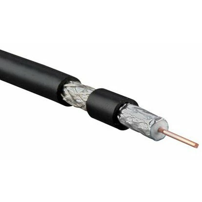 Кабель антенный/коаксиальный 100м, Hyperline COAX-RG6-CU-100