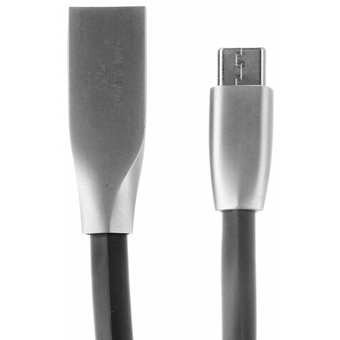 Кабель USB - USB Type-C, 0,5м, Gembird CC-G-USBC01Bk-0.5M