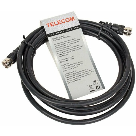 Кабель антенный/коаксиальный (M) - (M), 2м, Telecom TAN9520-2M