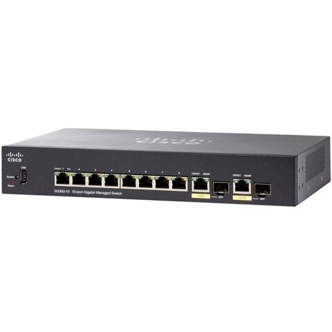 Коммутатор (свитч) Cisco SG350-10SFP-K9-EU