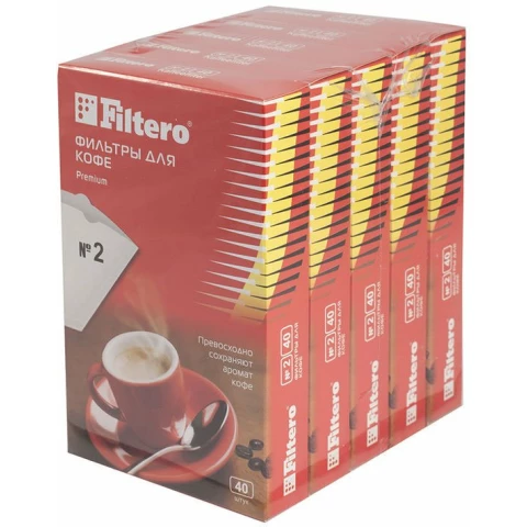 Фильтры для кофе Filtero №2 Premium, 200 шт
