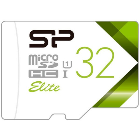 Карта памяти 32Gb MicroSD Silicon Power Elite (SP032GBSTHBU1V21)