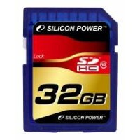 Карта памяти 32Gb SD Silicon Power (SP032GBSDH010V10)