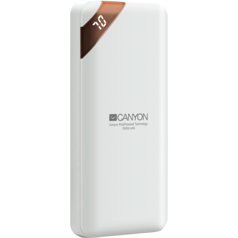 Внешний аккумулятор Canyon CNE-CPBP10W White