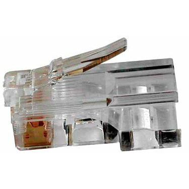 Коннектор RJ-45 Hyperline PLUG-8P8C-U-C3-100