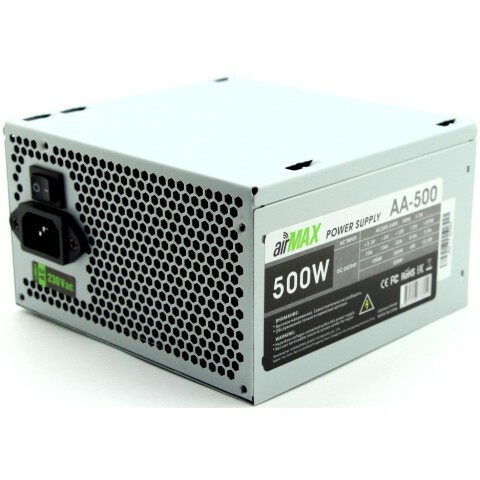 Блок питания 500W PowerCool AA-500W AirMax OEM