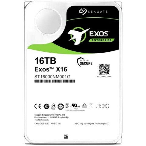 Жёсткий диск 16Tb SAS Seagate Exos X16 (ST16000NM002G)