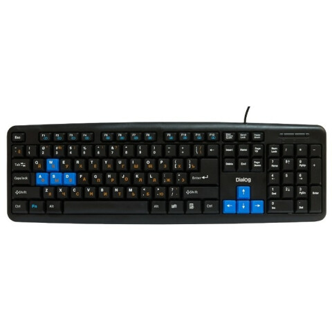 Клавиатура Dialog KM-025U Black/Blue