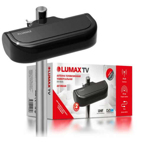 Антенна телевизионная комнатная Lumax DA1502A