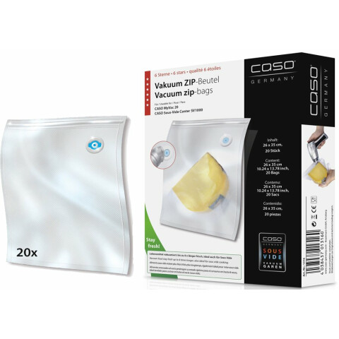 Пакеты для вакуумного упаковщика Caso VC ZIP 26x35