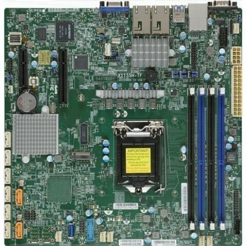 Серверная материнская плата SuperMicro X11SSH-TF-O