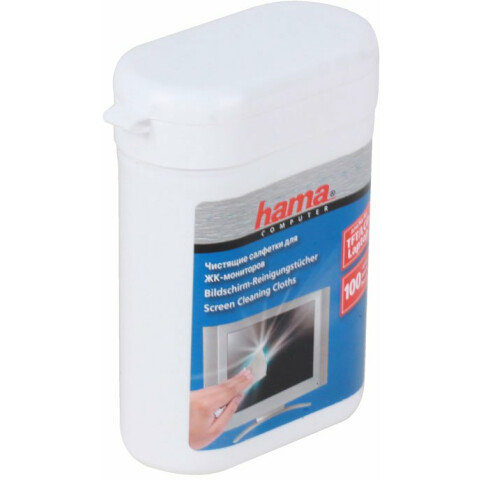 Салфетки HAMA H-R1084187 влажные, 100 шт.