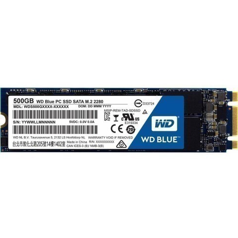 Накопитель SSD 500Gb WD Blue (WDS500G2B0B)