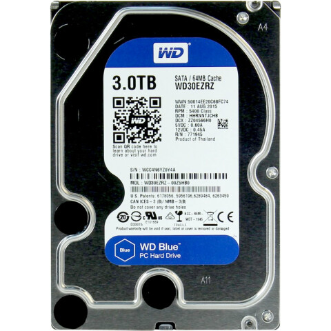 Жёсткий диск 3Tb SATA-III WD Blue (WD30EZRZ)