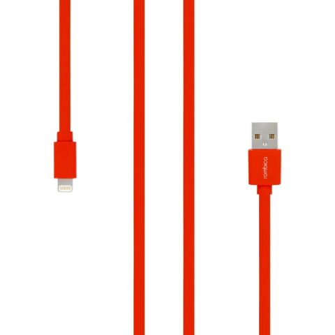 Кабель USB - Lightning, 1м, Rombica CB-MR01 Red